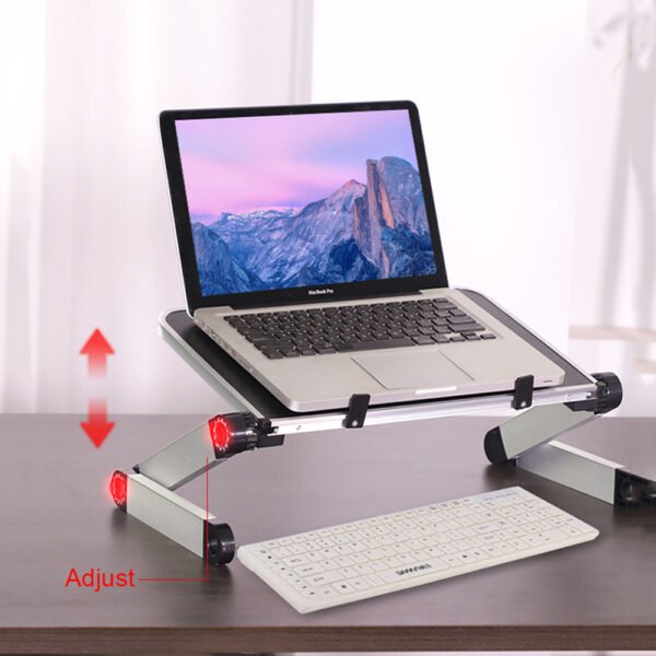 Support pliable pour ordinateur portable – Support ergonomique de bureau pour tablette