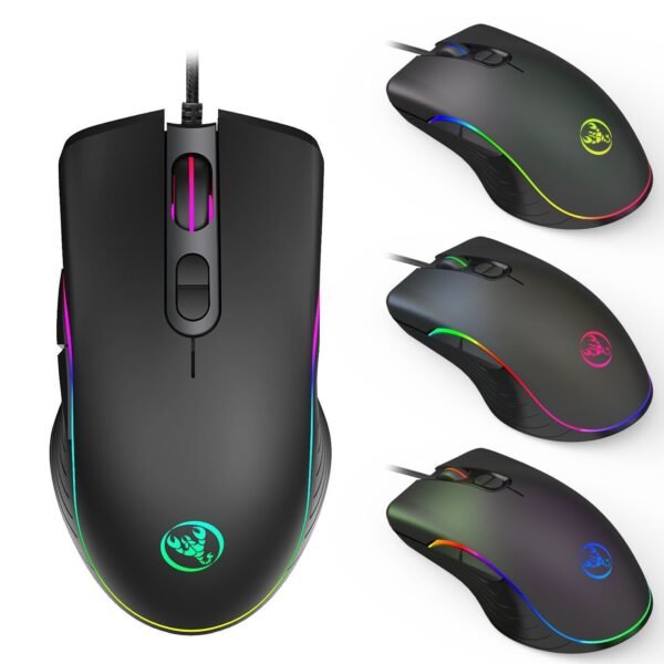Souris de jeu lumineuse - Souris de jeu filaire