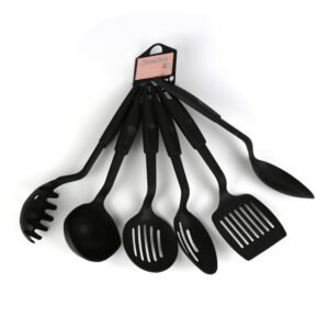 Ensemble d'ustensiles de cuisine : cuillère et pelle pour poêle antiadhésive