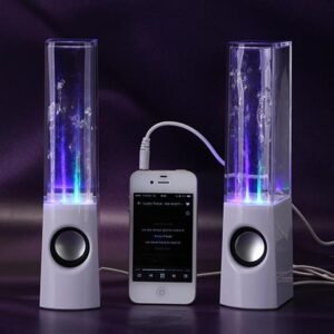 Haut-parleur « Dancing Water » avec éclairage LED et fontaine – Fête en famille