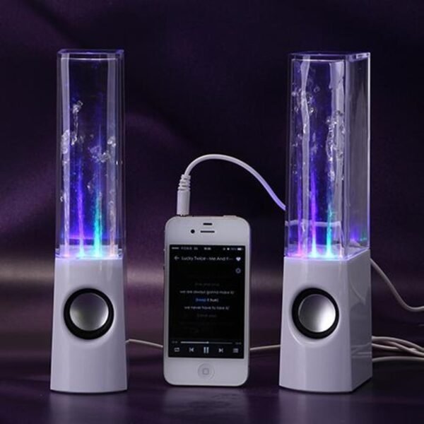 Haut-parleur « Dancing Water » avec éclairage LED et fontaine – Fête en famille