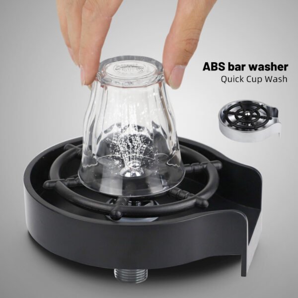 Évier de comptoir pour lavage de tasses, jet haute pression, robinet automatique, outil de lavage pour pichets à café, ustensile de cuisine