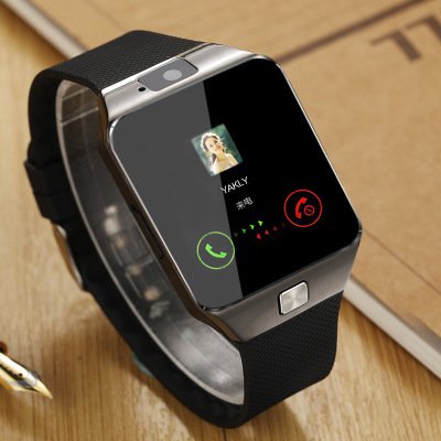 Montre connectée sportive DZ09 avec fonction téléphone et carte SIM