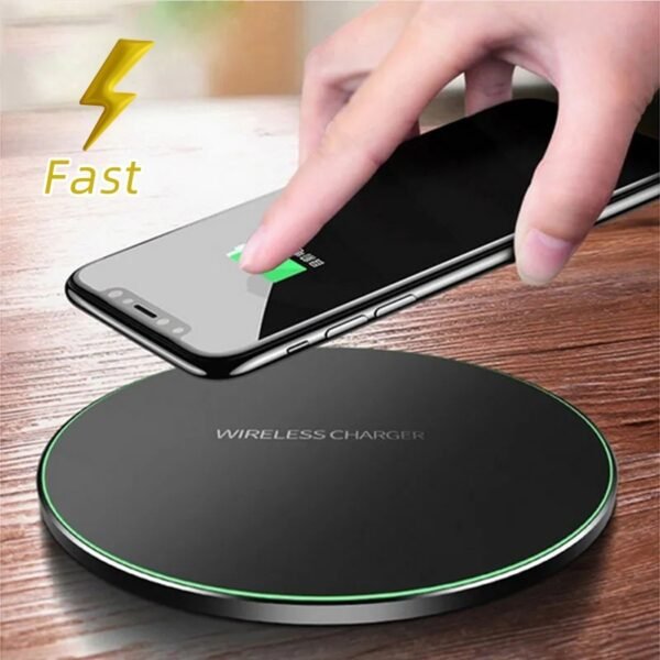 Chargeur sans fil pour iPhone - Socle de recharge sans fil rapide pour Samsung - Haute vitesse
