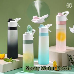 Bouteille vaporisatrice pour filles – Sport en plein air, fitness – Gobelet à grande contenance – Bouteille vaporisatrice – Récipients pour boissons – Bouteilles de voyage – Gadgets de cuisine