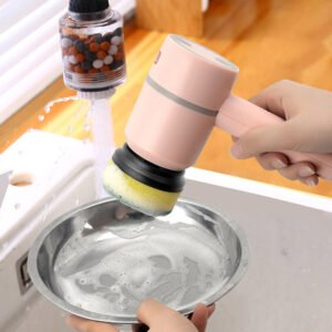 Brosse de nettoyage électrique, brosse pour lave-vaisselle, brosse automatique sans fil, rechargeable par USB, brosses professionnelles pour la cuisine, la baignoire et le carrelage