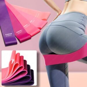 Bandes de résistance élastiques pour les fessiers – Bandes de musculation en caoutchouc pour le fitness, la salle de sport, les ligues sportives, l'équipement de sport et le mini-yoga