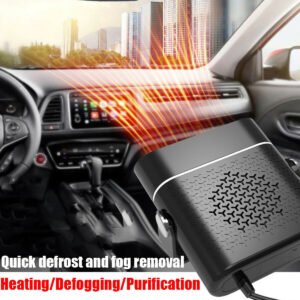 Chauffage de voiture 3 en 1, désembuage, à brancher sur l'allume-cigare, mini-chauffage de voiture, dégivrage, chauffages de voiture ABS, ventilateur, désembuage, anti-buée