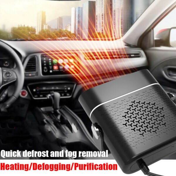 Chauffage de voiture 3 en 1, désembuage, à brancher sur l'allume-cigare, mini-chauffage de voiture, dégivrage, chauffages de voiture ABS, ventilateur, désembuage, anti-buée
