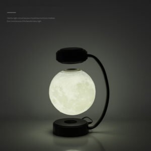 Lampe de nuit LED 3D en forme de lune, sans fil, à lévitation magnétique, rotative et flottante, pour l'école, le bureau, la librairie et la décoration d'intérieur
