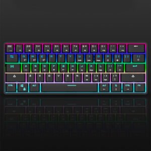 Clavier sans fil Bluetooth avec touches PBT colorées - Clavier mécanique