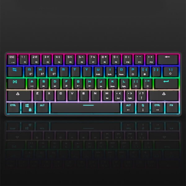 Clavier sans fil Bluetooth avec touches PBT colorées - Clavier mécanique