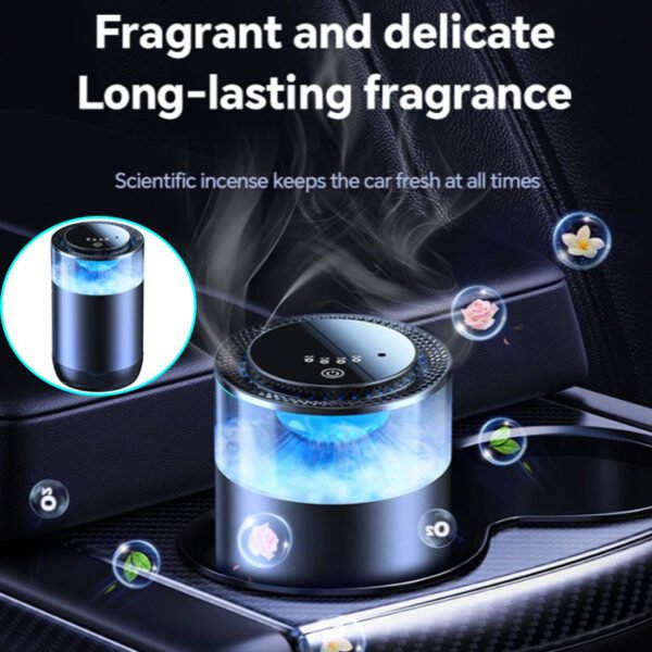 Diffuseur d'aromathérapie pour voiture « Cloud Mist » - Désodorisant et accessoire de décoration automobile aux parfums naturels pour camping-cars, camions et berlines