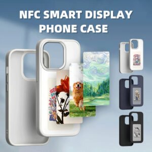 Coque de téléphone avec écran E-ink, projection d'écran illimitée, coque personnalisée, sans batterie, nouvelle coque de luxe design