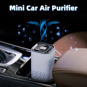 Purificateur d'air pour voiture, générateur d'ions négatifs portable, élimine le formaldéhyde, la poussière et la fumée, désodorise l'air, pour la maison et la voiture