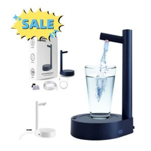 Distributeur de table électrique pour bidons d'eau d'un gallon, distributeur automatique de bouteilles d'eau, distributeur d'eau rechargeable
