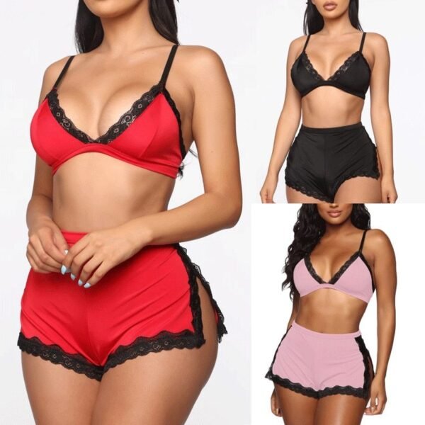 Vêtements de nuit sexy pour femmes, lingerie, soutien-gorge en dentelle